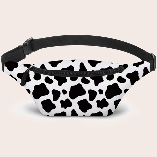 

Cow Print Fanny Pack, Multicolor