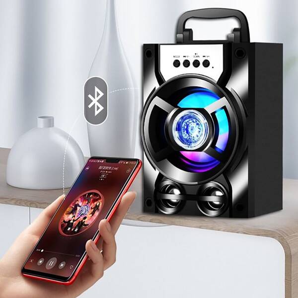 

1шт динамик беспроводной, Чёрный