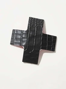 1 đôi Thánh giá Nắp núm vú - màu đen - Xem 3