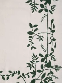 刺繡樹葉靠墊套不附帶墊芯 - 彩色 - 查看 3