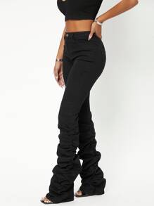 SHEIN SXY Curvy High Waist Stacked Jeans