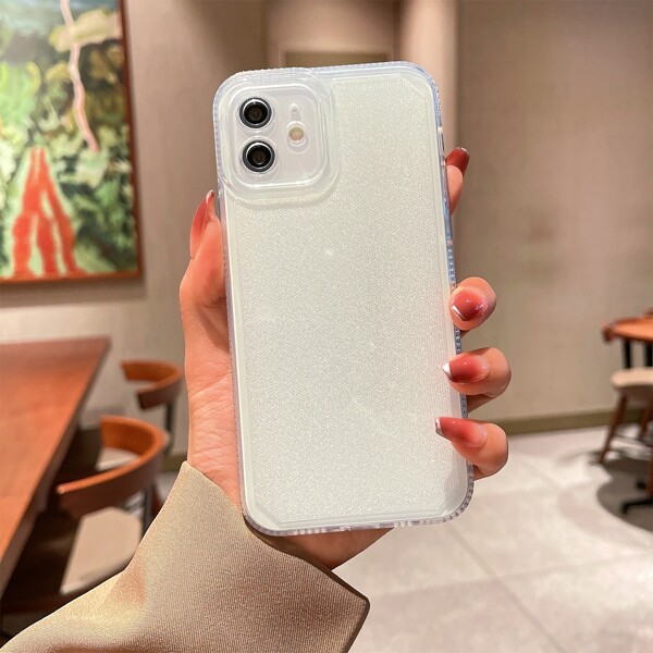 

Glitter Phone Case, White