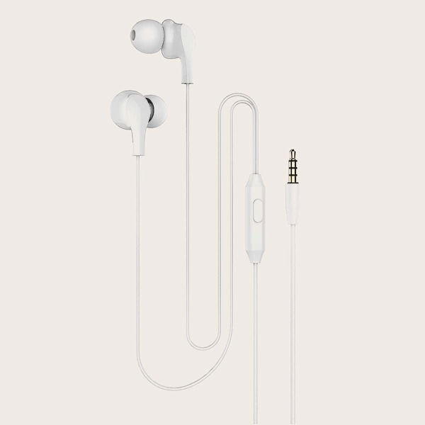 

Plain In-ear Headphone, White