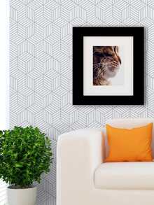 1pc Giấy dán tường hoa văn hình học - Nhiều màu - Xem 2