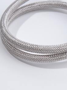 1pc Pearl Decor Plastic Curtain Tieback,Daily White Curtain Strap Tie For Holding Curtain & Drapes,Simple & Elegant Home Decor - Multicolor - View 5