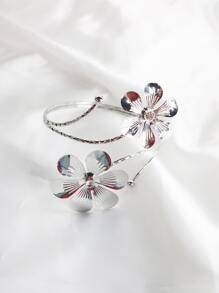 1入組花窗簾掛鉤 - 銀色 - 查看 7