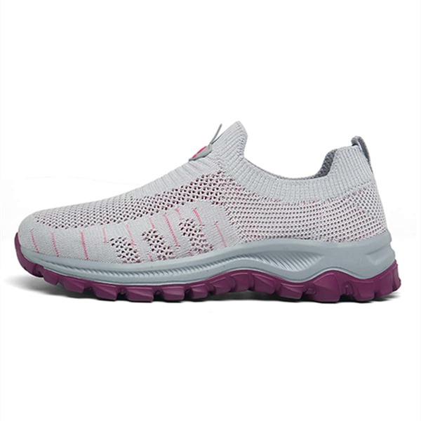

Breathable Slip On Running Shoes, Light grey