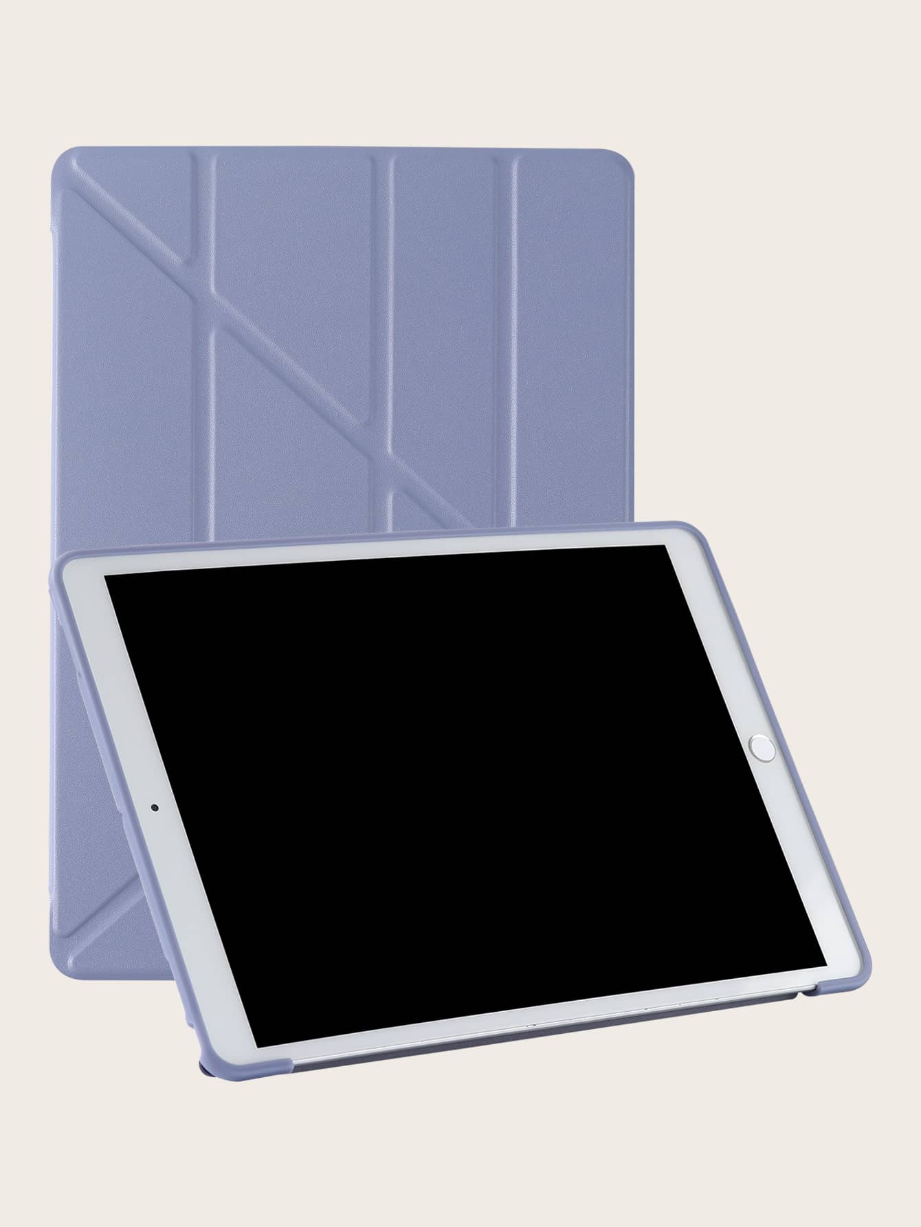 Solide hoes compatibel met iPad - Lila paars - Bekijken 1