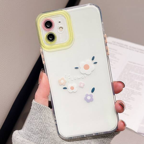 

Floral Clear Phone Case, Multicolor