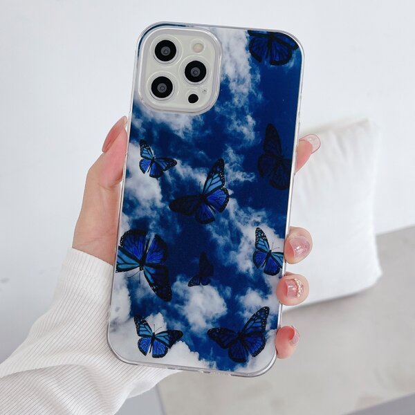 

Butterfly Painted Phone Case, Multicolor