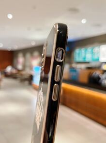 Crown Pattern Electroplated Phone Case Compatible With IPhone 11,IPhone 13,IPhone 14 Pro Max - Black - View 2