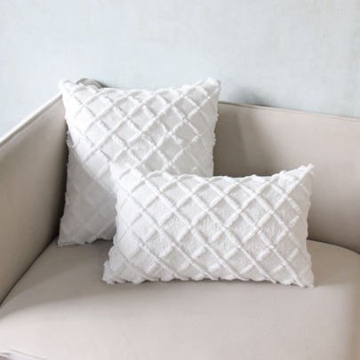 1pc Plain Cushion Cover Without Filler