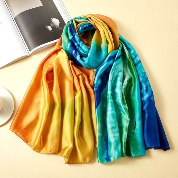 

Color Block Scarf, Multicolor