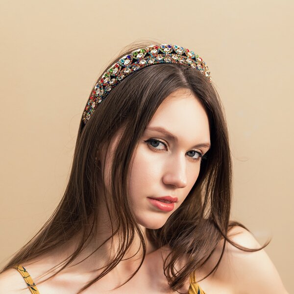 

Rhinestone Decor Gorgeous Headband, Multicolor