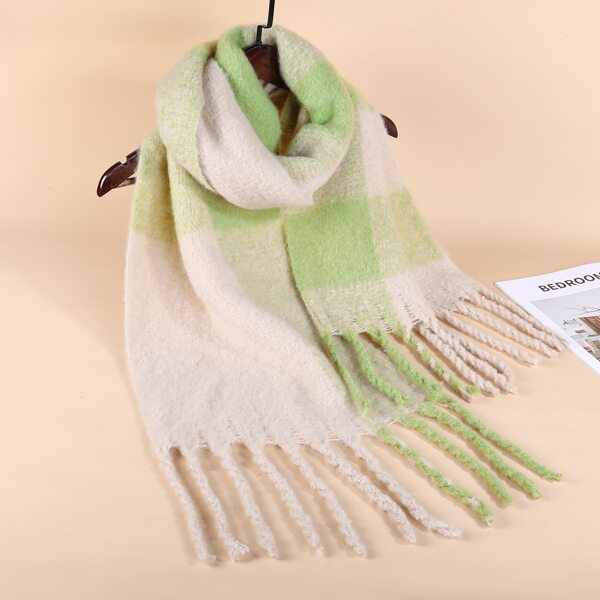 

Plaid Print Scarf, Multicolor