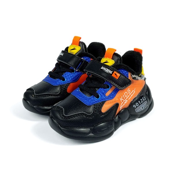 

Boys Colorblock Velcro Strap Chunky Sneakers, Multicolor