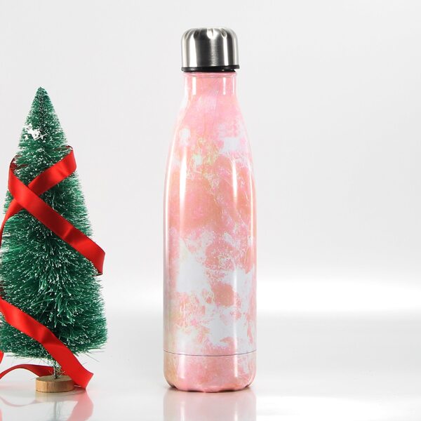 

Marble Pattern Vacuum Cup, Pink