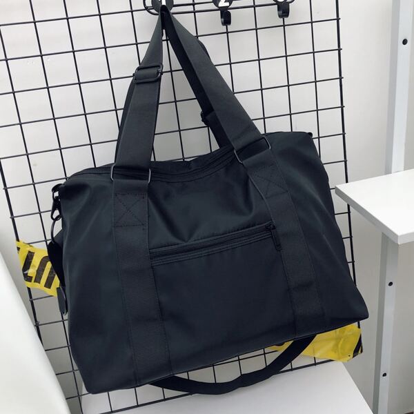 

Men Large Capacity Duffel Bag, Black