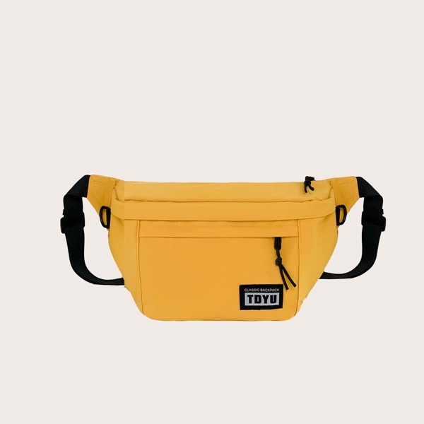 

Letter Patch Fanny Pack, Yellow