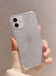 金屬亮絲手機外殼 - 銀色 - 查看 1