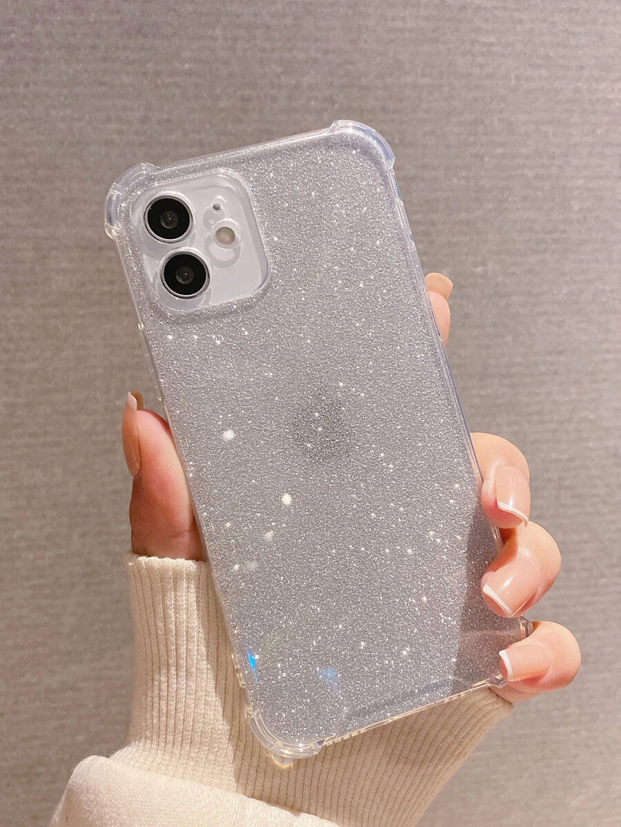 金屬亮絲手機外殼 - 銀色 - 查看 1