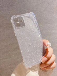 金屬亮絲手機外殼 - 銀色 - 查看 2