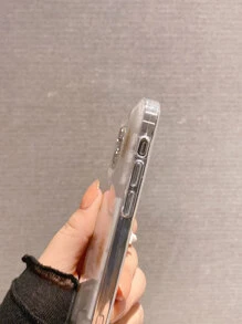 环氧金箔花手机壳适用于 17 Pro Max/17 Pro/17 Air/17/16 Pro Max/16/16 Pro/16 Plus/15/15 Pro Max/15 Pro/15 Plus/11/12/13/14 Pro Max/XS/XR/11 Pro/11 Pro Max/12 Pro/12 Pro Max/13 Pro/13 Pro Max/7 Plus/14 Pro/14 Pro Max/14 Plus/7 Plus/8 Plus/8/SE2,极简创意设计软壳 - 無色 - 查看 4