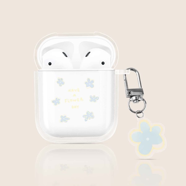 

Flower Pattern Clear Case For Airpods