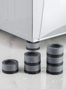 4pcs Washing Machine Shockproof Pad, Plastic Round Furniture Pad For Household - Multicolor - View 1