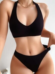 Solid Seamless Bra & Panty Lingerie Set