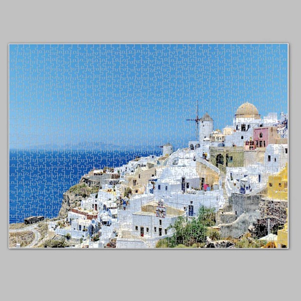 

Landscape Print Jigsaw Puzzle, Multicolor