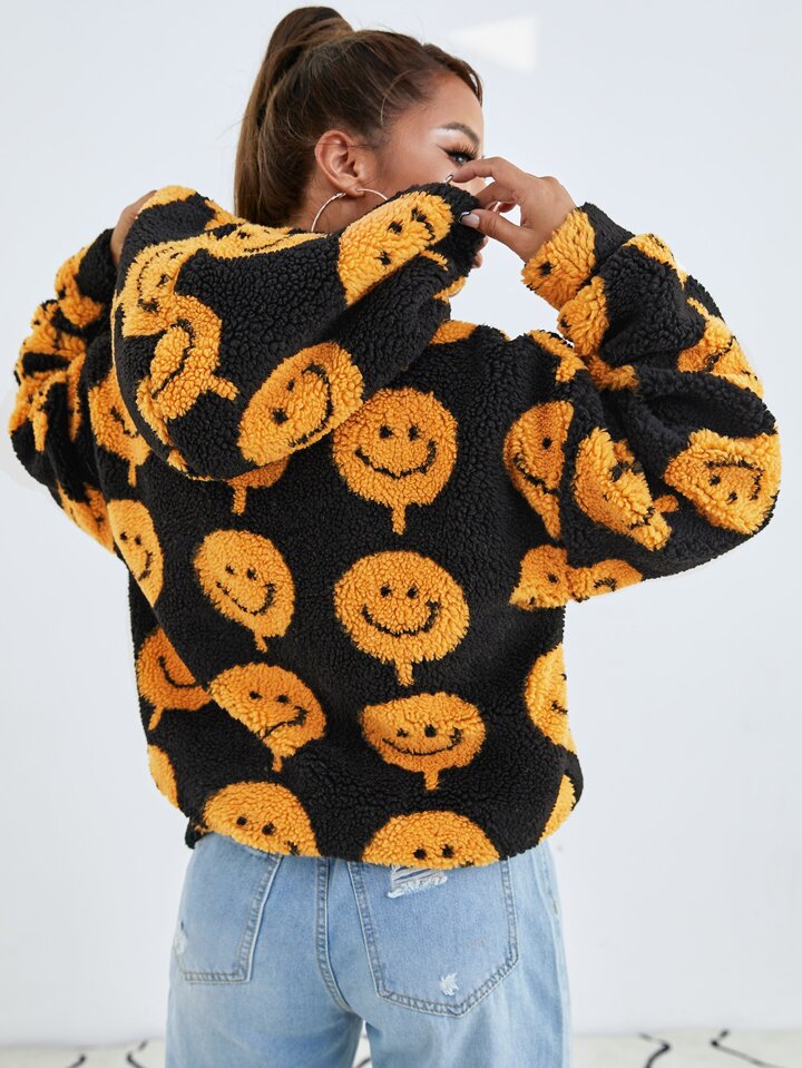 shein smiley face hoodie