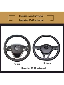 Colorful Foil Stamping Elastic Steering Wheel Cover For Car Without Inner Ring - Silver - View 5