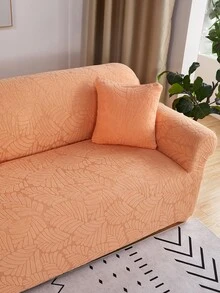 Vải bọc ghế sofa co giãn Jacquard - trái cam - Xem 2