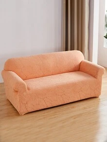 Vải bọc ghế sofa co giãn Jacquard - trái cam - Xem 3