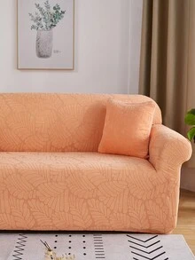Vải bọc ghế sofa co giãn Jacquard - trái cam - Xem 4