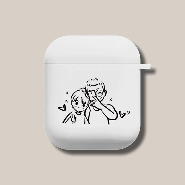 

Figure Graphic Case For Airpods, White