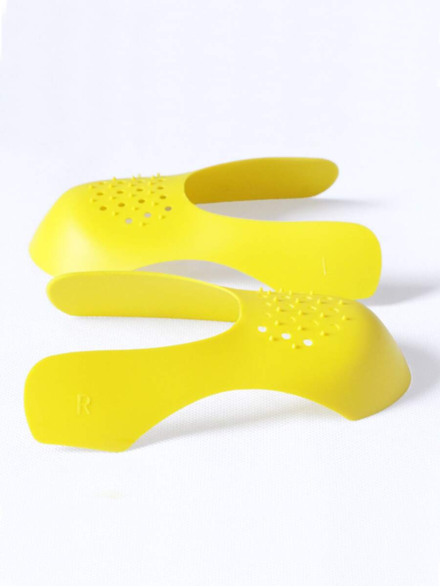 2入組隨機色鞋摺痕保護器運動鞋塑膠鞋架 - 彩色 - 查看 1