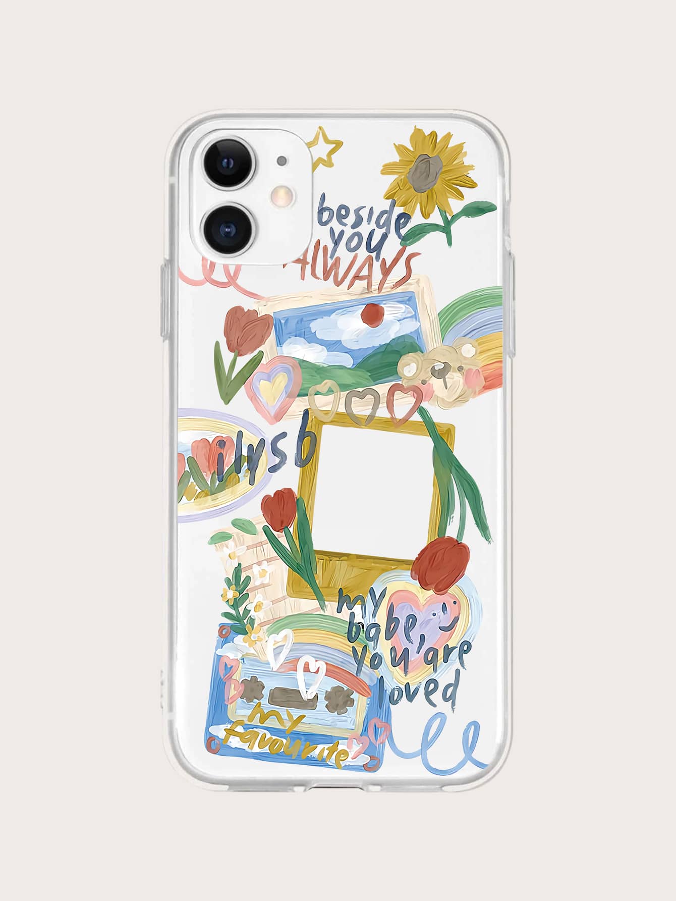 花油畫手機外殼 - 彩色 - 查看 1