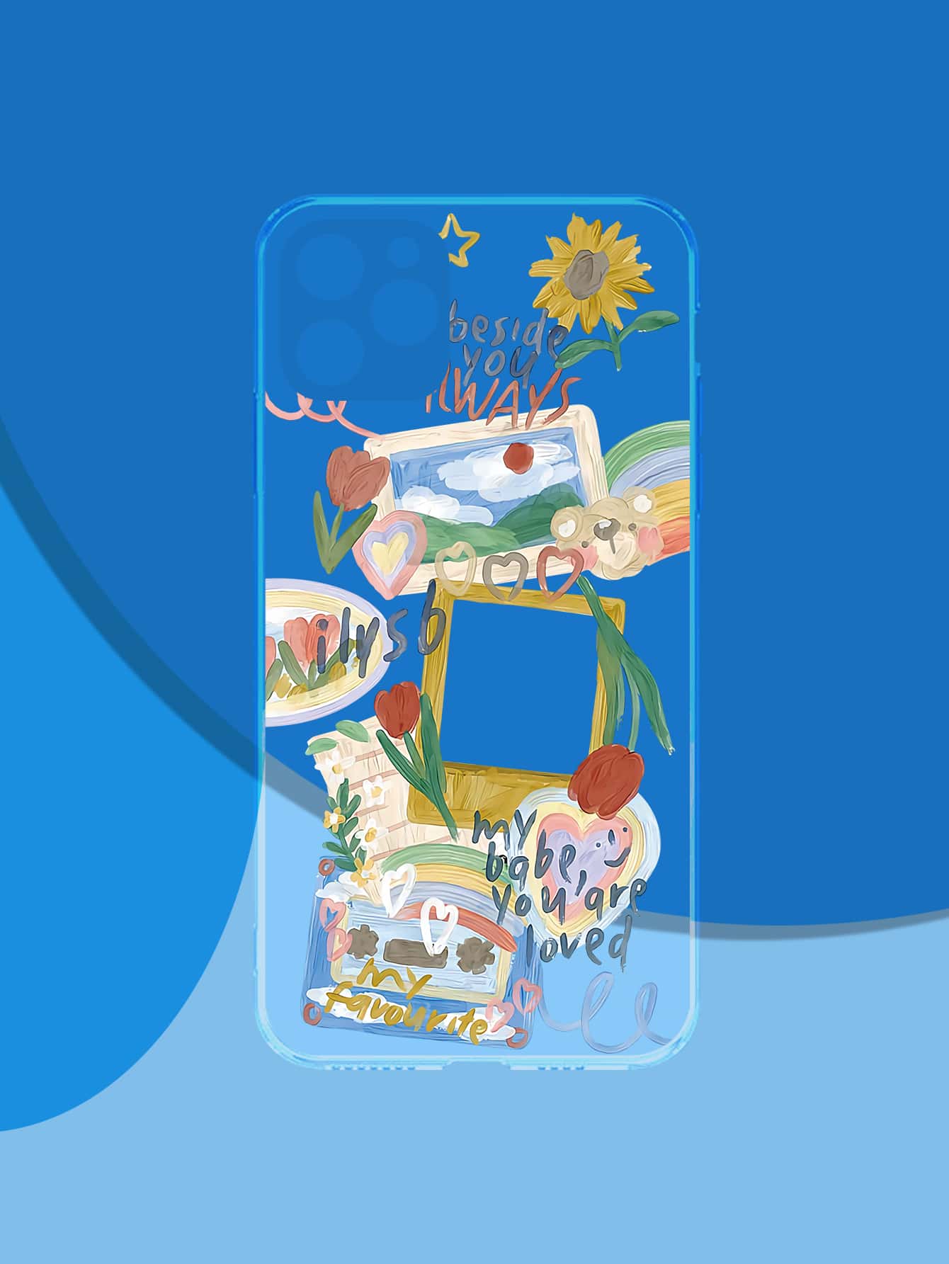 Flower Oil Painting Phone Case