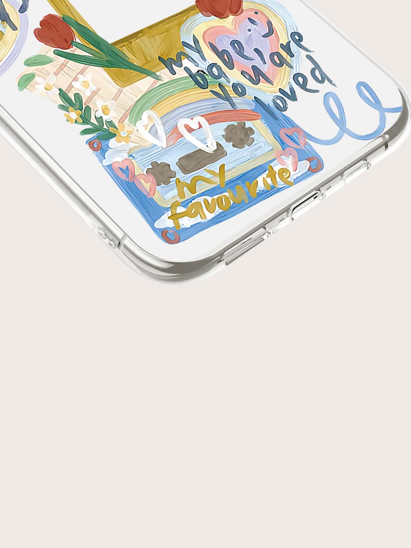 Flower Oil Painting Phone Case
