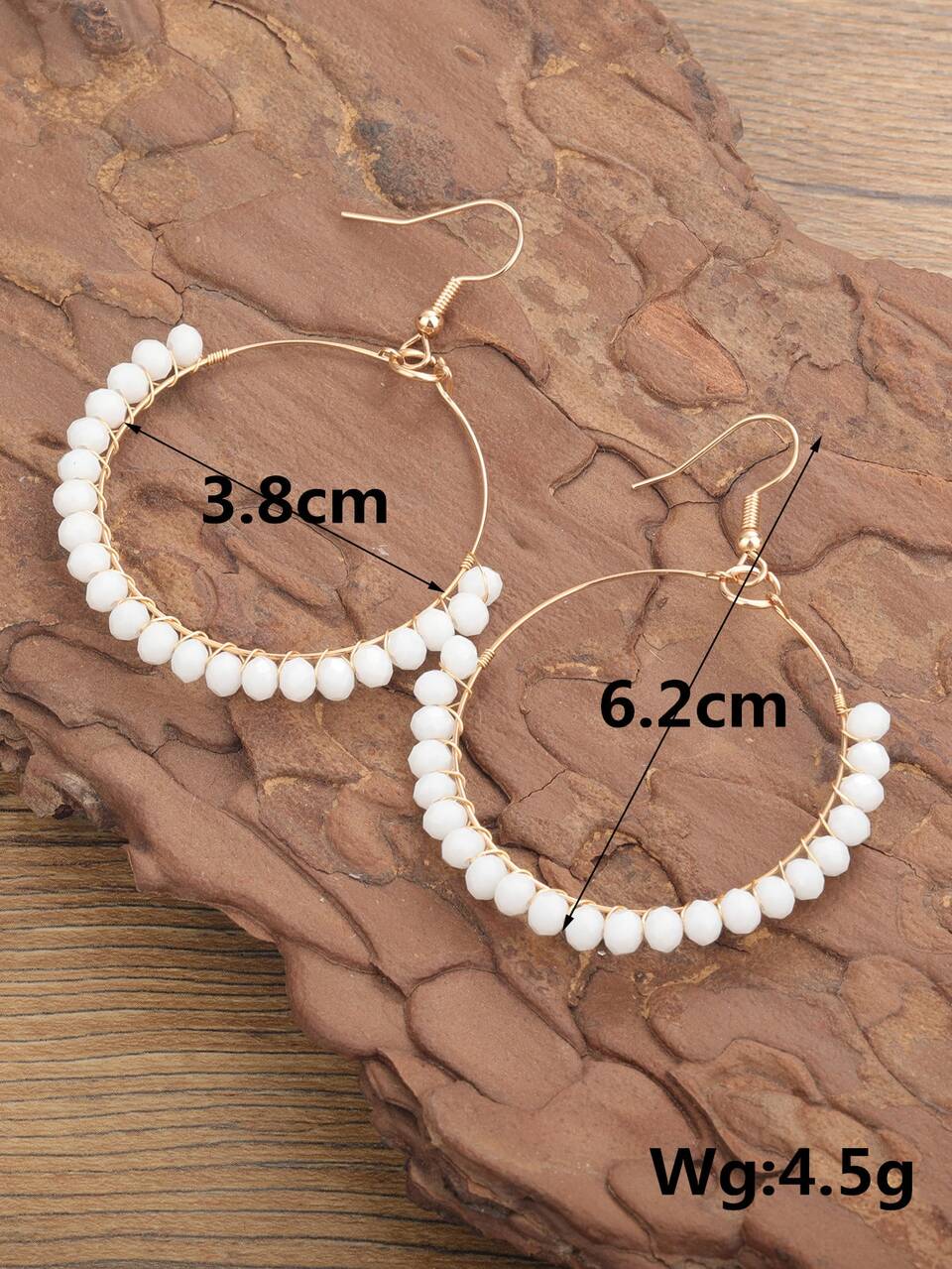 Crystal Decor Drop Earrings