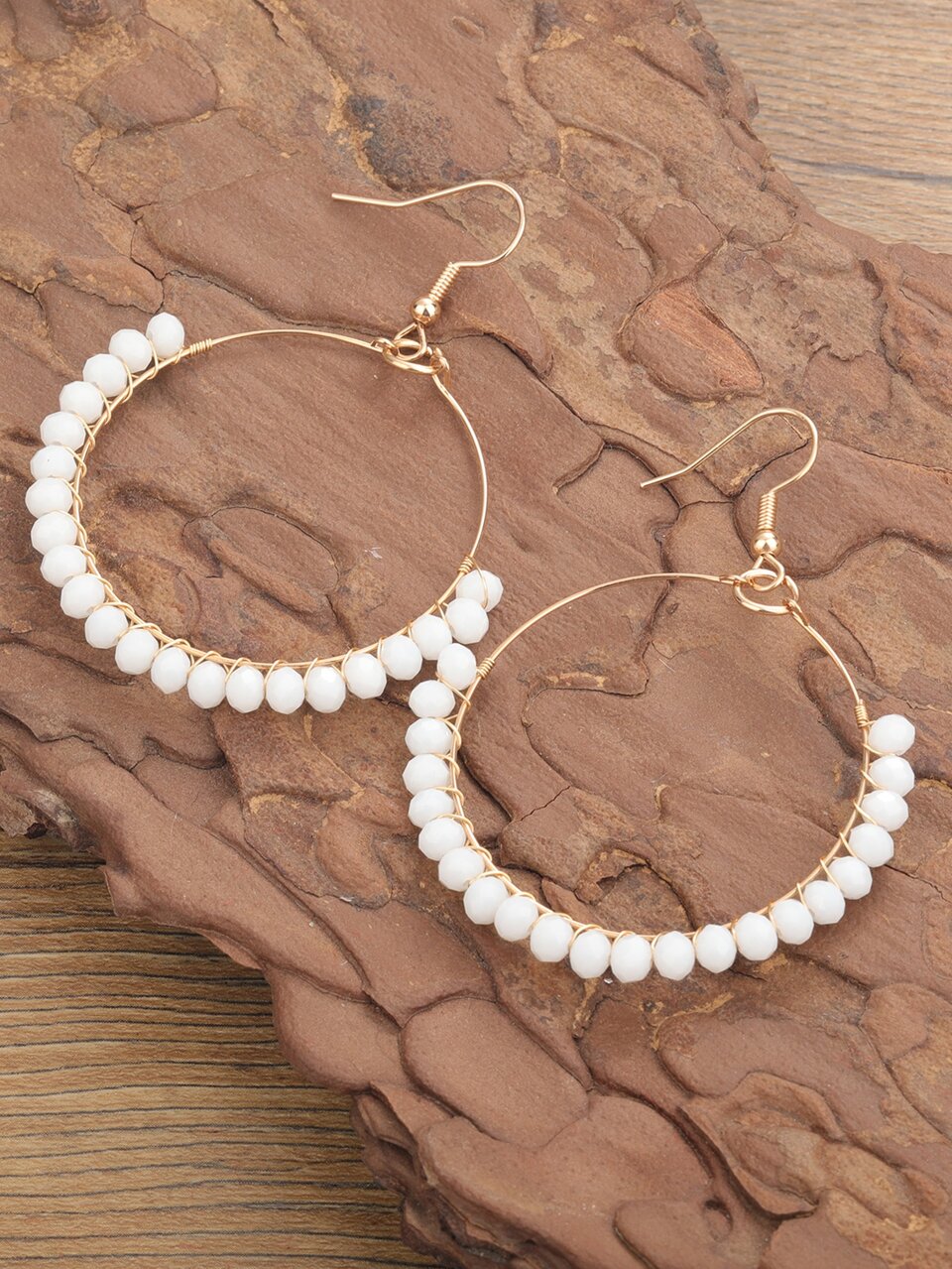Crystal Decor Drop Earrings