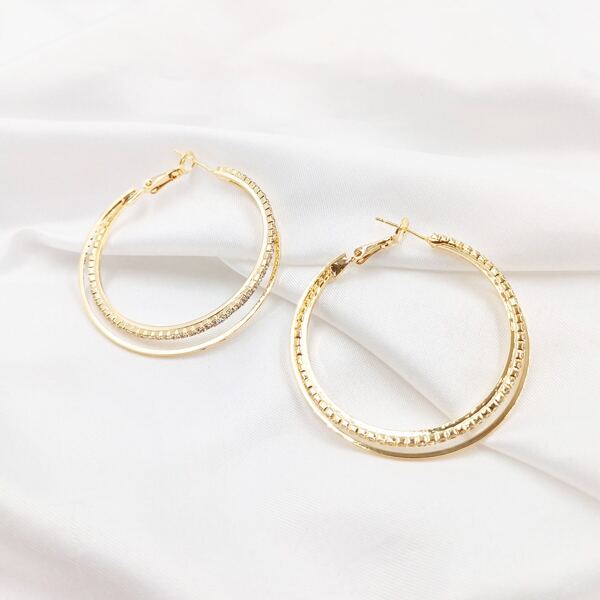 

14K Gold Plated Hoop Earrings