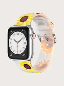 Dây đeo đồng hồ hình hoa tương thích với Apple Watch - Nhiều màu - Xem 2