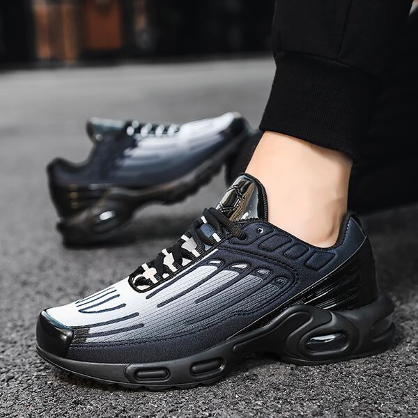 

Men Colorblock Air Cushion Sneakers, Grey