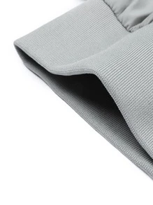 CLOUDSTYLE Men Zip Up Slant Pocket Jacket - Light Grey - View 7