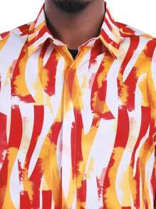 CLOUDSTYLE Men Allover Print Shirt - Multicolor - View 8