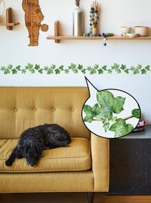 1 cuộn miếng dán sàn họa tiết lá, miếng dán, decal dán tường, decal vinyl trang trí nhà cửa, vật dụng trang trí mùa xuân làm mới ngôi nhà của bạn, miếng dán trang trí lễ hội quà tặng sinh nhật tốt nghiệp - màu xanh lá - Xem 6