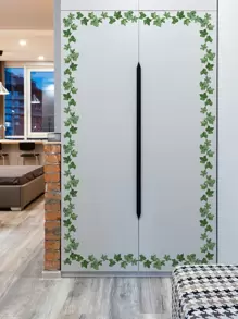 1 cuộn miếng dán sàn họa tiết lá, miếng dán, decal dán tường, decal vinyl trang trí nhà cửa, vật dụng trang trí mùa xuân làm mới ngôi nhà của bạn, miếng dán trang trí lễ hội quà tặng sinh nhật tốt nghiệp - màu xanh lá - Xem 7